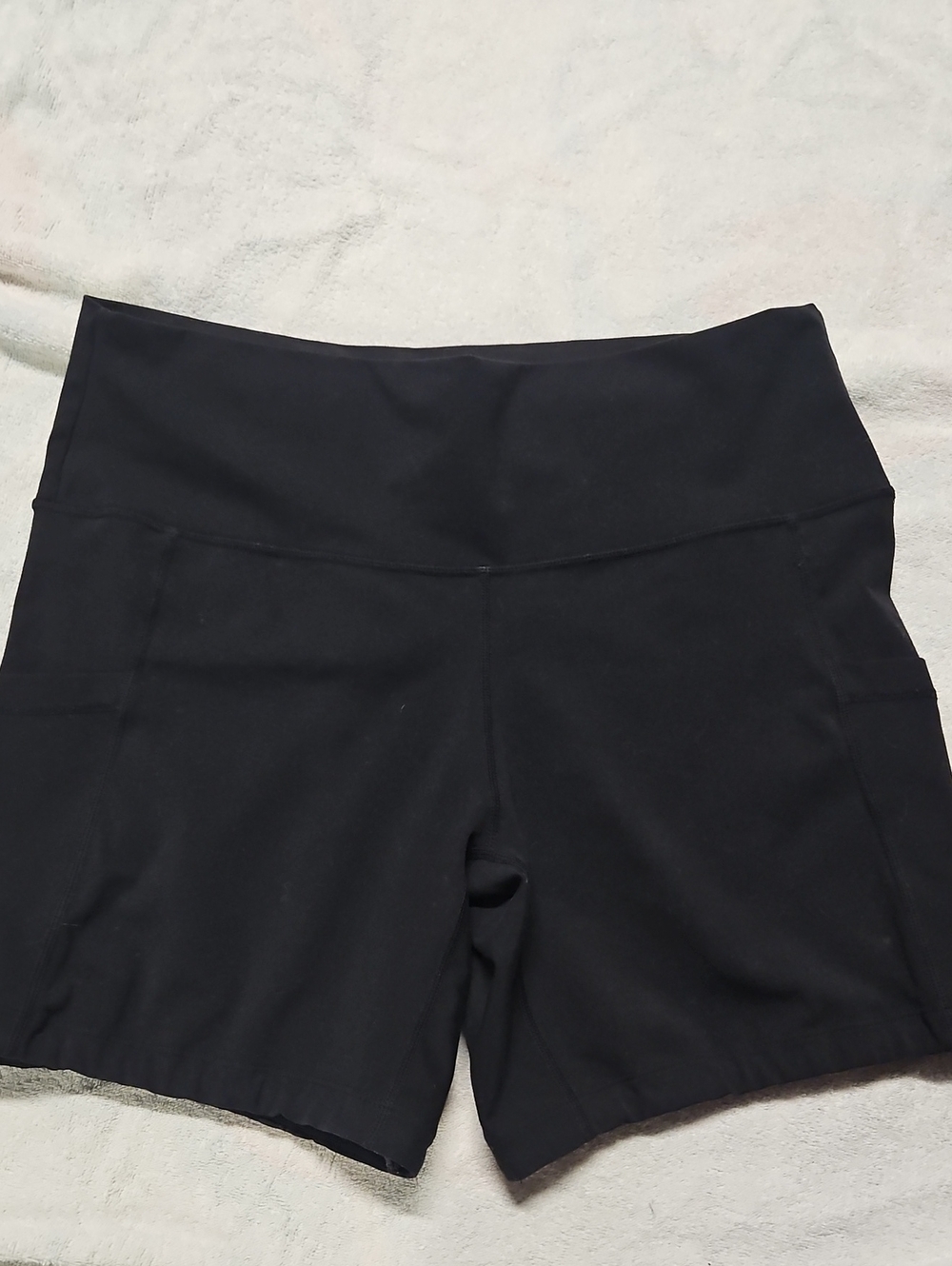 Constantly Varied Gear Black High-Waist Bike Shorts with Side Pockets